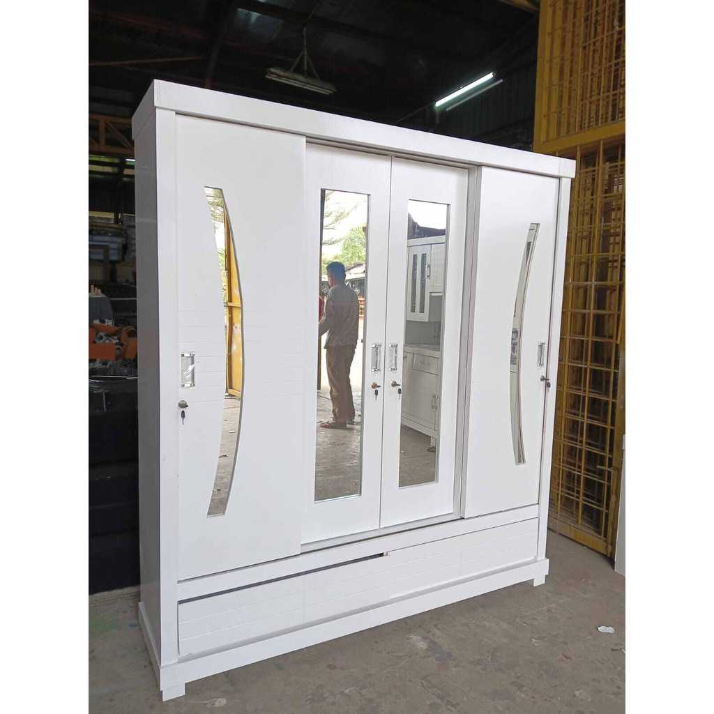 LEMARI 4 PINTU SLIDING DOOR/LEMARI 4 PINTU (KHUSUS JABODETABEK)