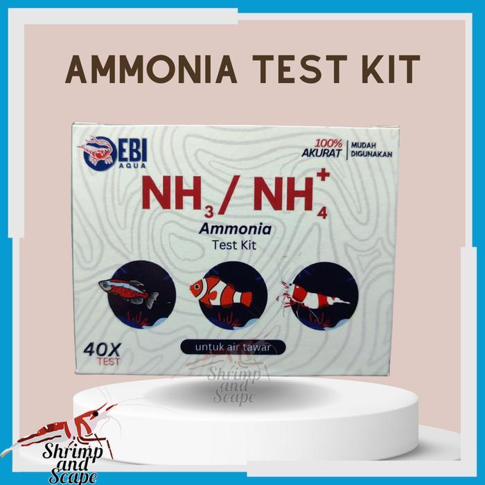 Stok Baru EBI NH3 NH4 Ammonia Water Test Kit Alat Tes Air Aquascape Amonia Reef