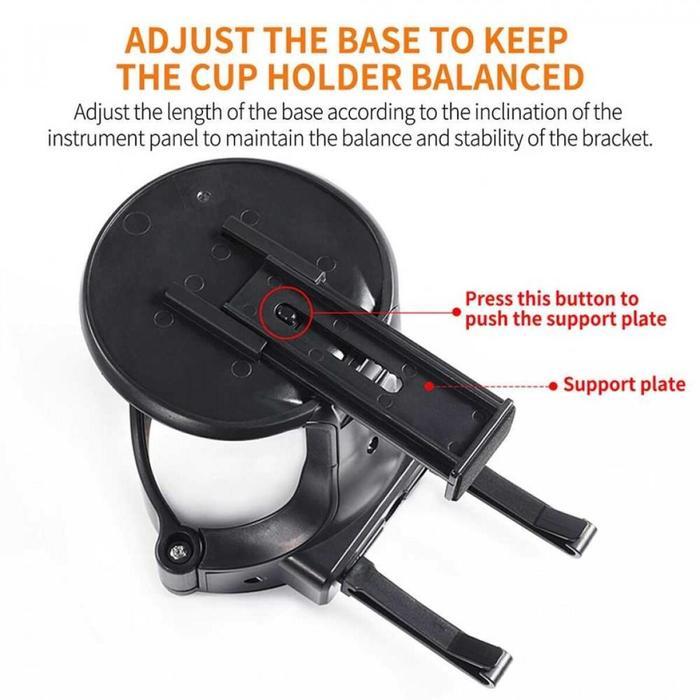 PORTABLE CUP HOLDER OTTOCUP HOLDER BOTOL MINUM MOBIL / DUDUKAN KISI AC / HOLDER BOTOL MINUM MOBIL