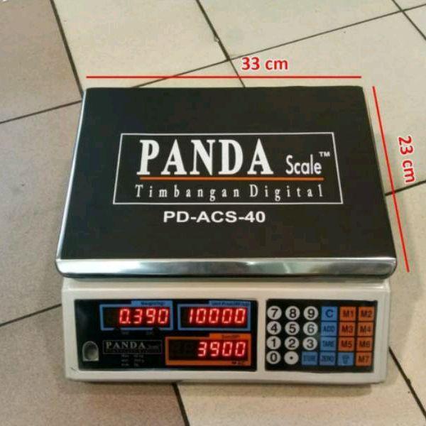 Timbangan Digital Panda 40Kg Timbangan Laundry Dan Paket. Timbangan Buah Elektrik 40 Kg Panda
