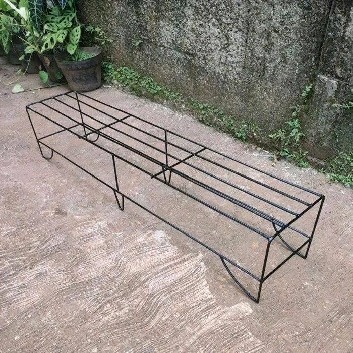 RAK POT TANAMAN 1 TINGKAT / RAK POT BUNGA BESI / RAK POT TANAMAN/