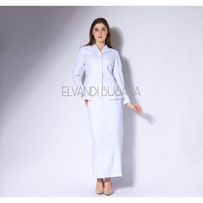 SETELAN JAS WANITA / SERAGAM KERJA BLAZER WANITA / SERAGAM GURU / SETELAN BAJU GURU WANITA - 7015