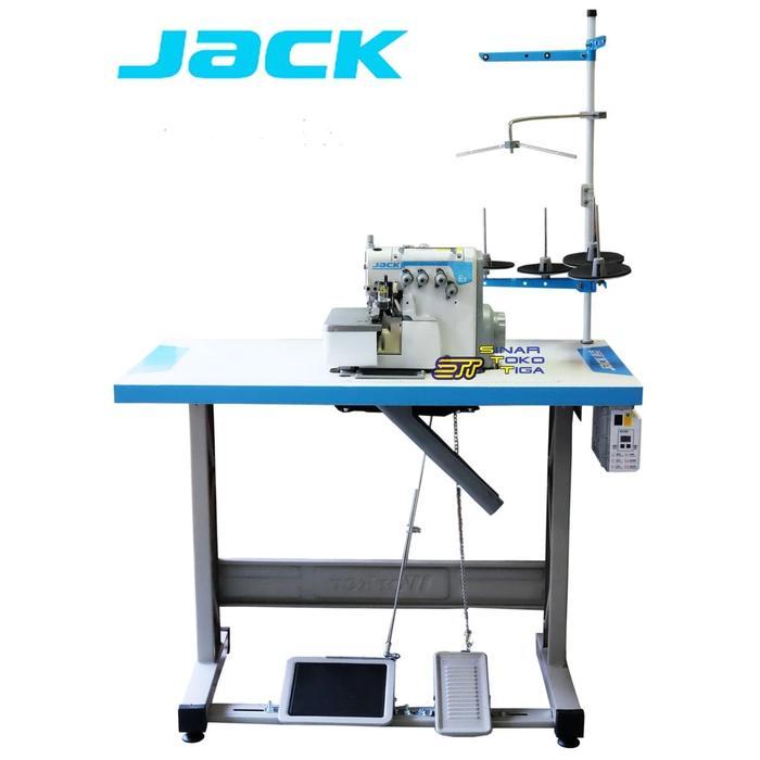 JACK E 3 - 4 Mesin Obras Servo Benang 4 High Speed E3 - 4 E3-4 Direct Drive dengan Kecepatan Tinggi 