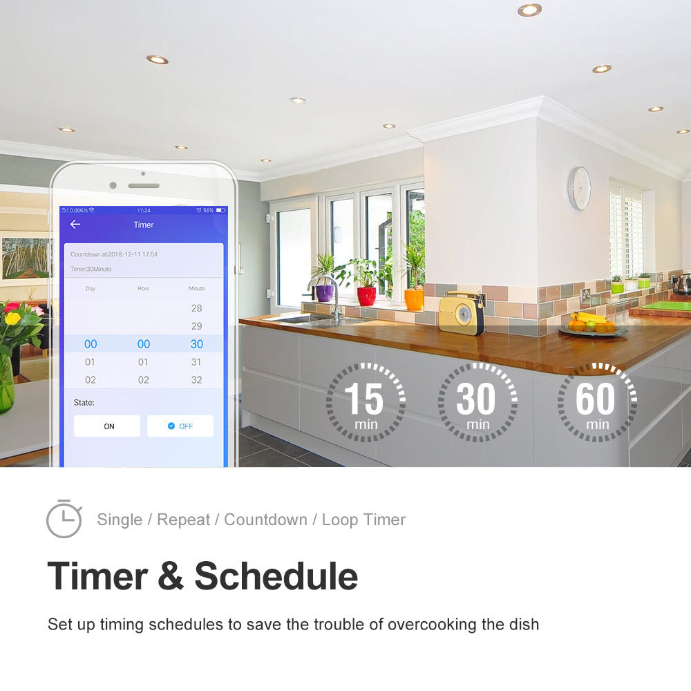 Itead SONOFF 4CH R3 Wifi Wireless Remote Control Relay Module Switch 4 Gang Channel Light Timer