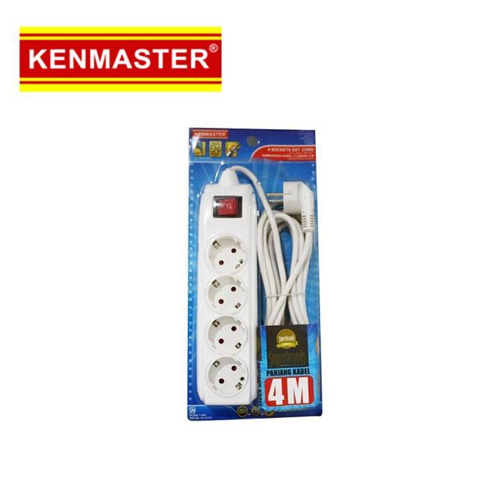 Kenmaster Stop Kontak 4 Lubang 4 Meter