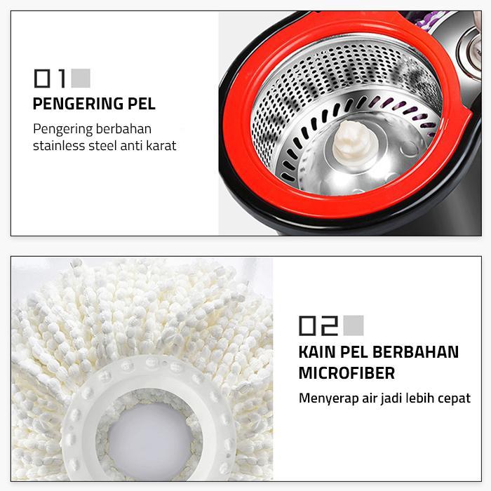 Alat Pel Lantai Ultra Mop Aclima - Mop Pel Lantai