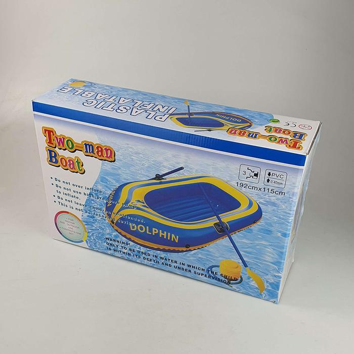 Perahu Karet Inflatable Boat Arung Jeram 2 Orang Kayak Vae Sunproof