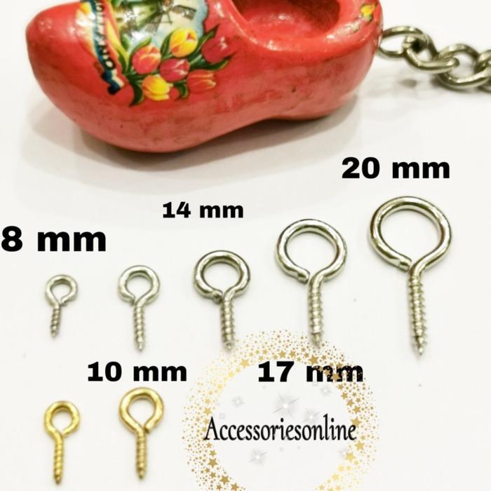 "New" sekrup gantungan kunci/sekrup 17 20 - 1 pak 1 grs