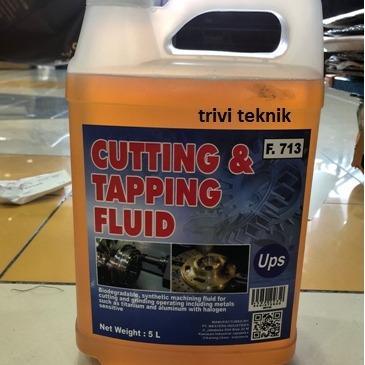 UPS F 713 CAIRAN OLI DROMUS BROMUS COLLANT CUTTING & TAPPING FLUID 5 LITER KUALITAS BAGUS ORIGINAL