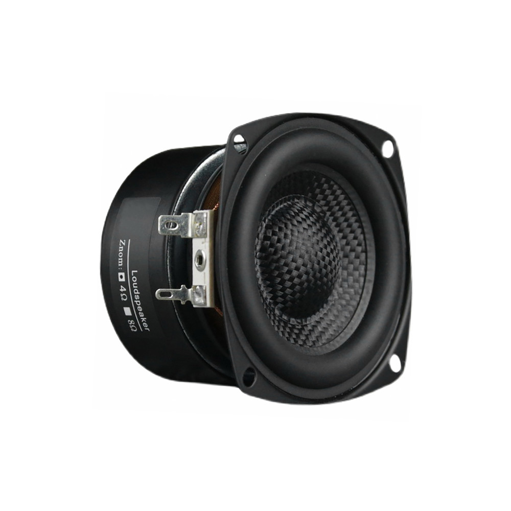 AIYIMA 1Pcs 3 Inch Woofer Speaker Fiberglass High-stroke Power HiFi Home Theater Bass Speaker 4 8