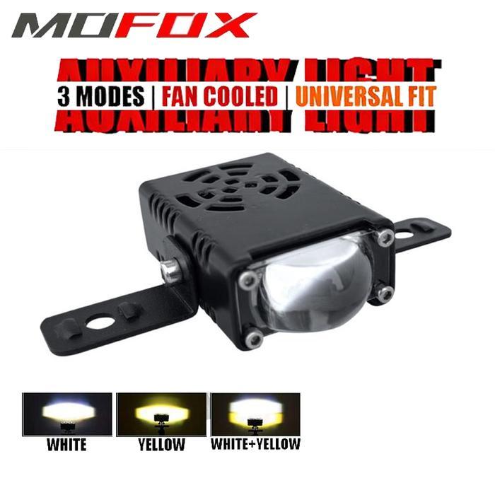 Mofox Lampu Sorot Laser Tiga Warna Mata Tunggal / Lampu Sorot Laser Led / Lampu Sorot Motor Dan