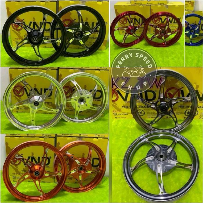 Velg Racing Vnd New Speed Vario 125 & Vario 150 Vario 160 Cbs / Pelek Vnd 185-14 & 215-14 Vario 150