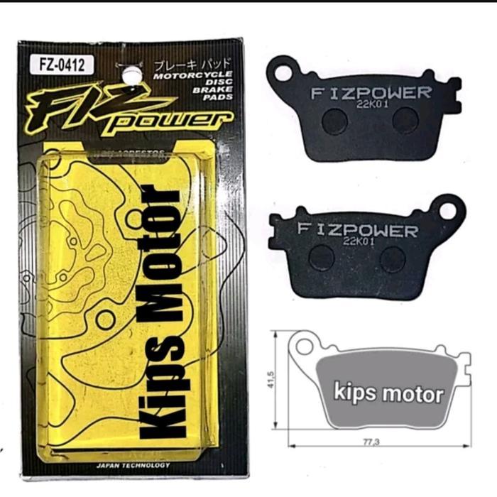 Kampas Rem Belakang Kawasaki Zx-6R Zx 600 6 R Zx6 Zx6R 636 Fz 0142 Kaliper Nissin Motorcycle