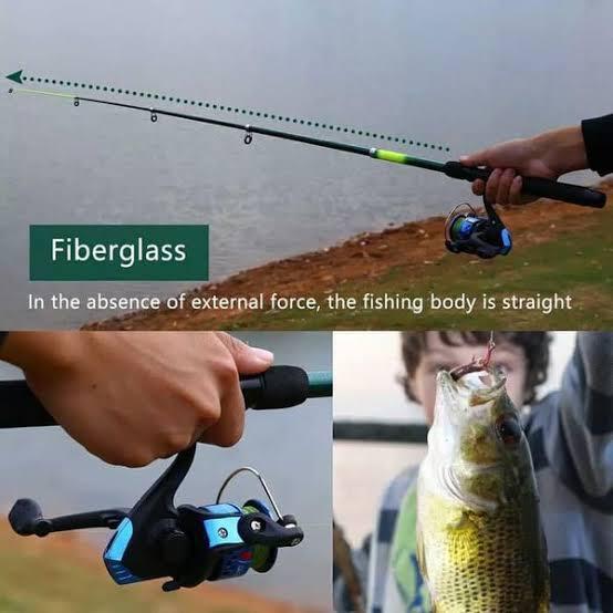 1 Set Alat Pancing Siap Pakai Bonus Umpan Pelet untuk Ikan Mas Lele