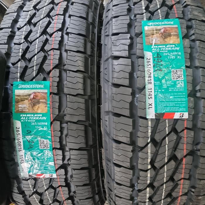 BAN BRIDGESTONE 265 60 18 DUELER AT 002 (FORTUNER PAJERO ISUZU MUX)