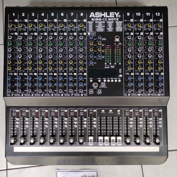 Mixer Audio Ashley King12 Note Original King 12 King-12 12 Chanel USB