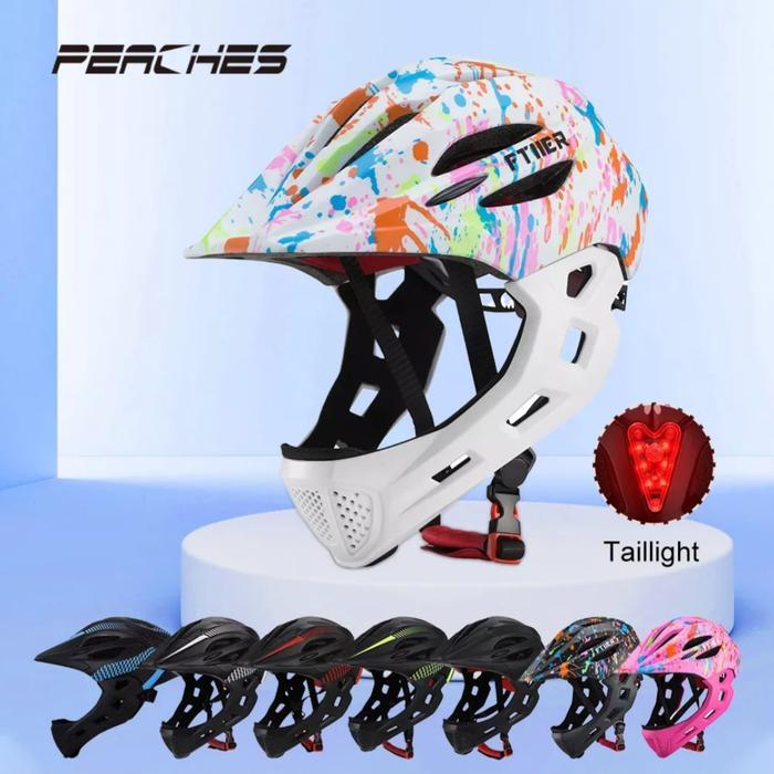 Helm pushbike balance push bike sepeda anak full face bmx fullface