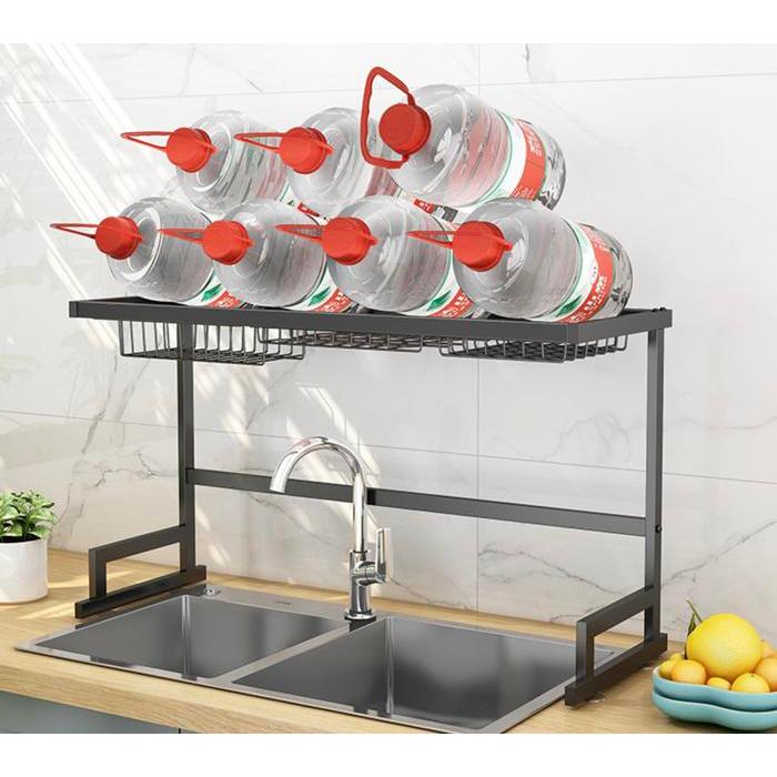 New Rak Piring Mini Susun/Rak Wastafel 2 Susun Anti Karat