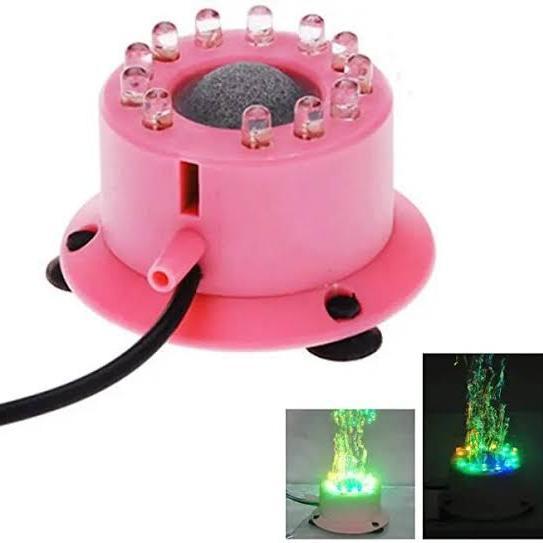 Lampu Batu Aerator Gelembung Udara Colorful Light Bubble Aquarium