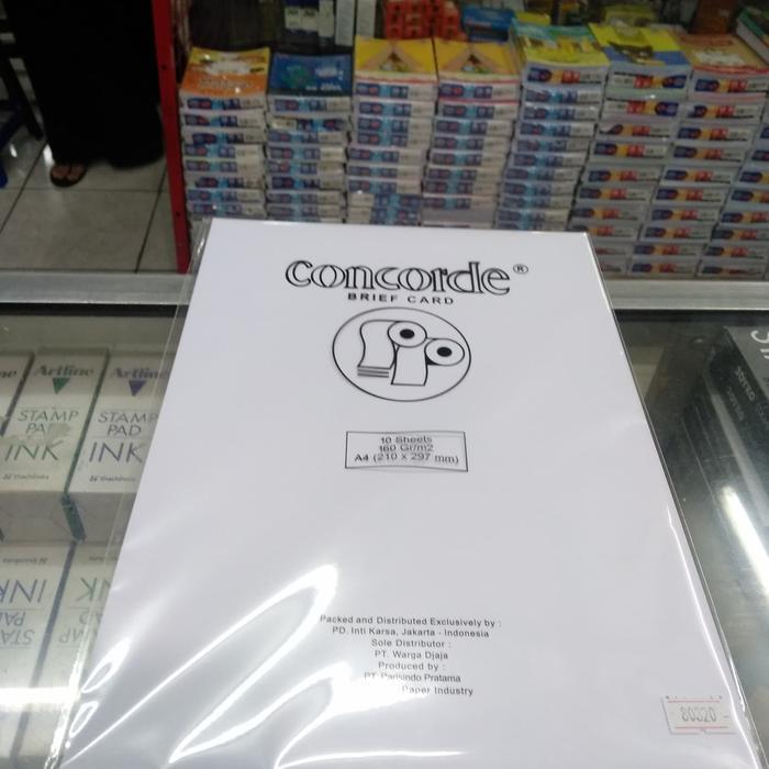 "New" kertas concorde 160 gram