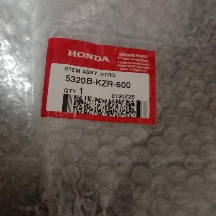 SEGITA DEPAN STEM ASSY STRG VARIO 125 ESP 5320B-KZR-600 5320BKZR600 ASLI AHM
