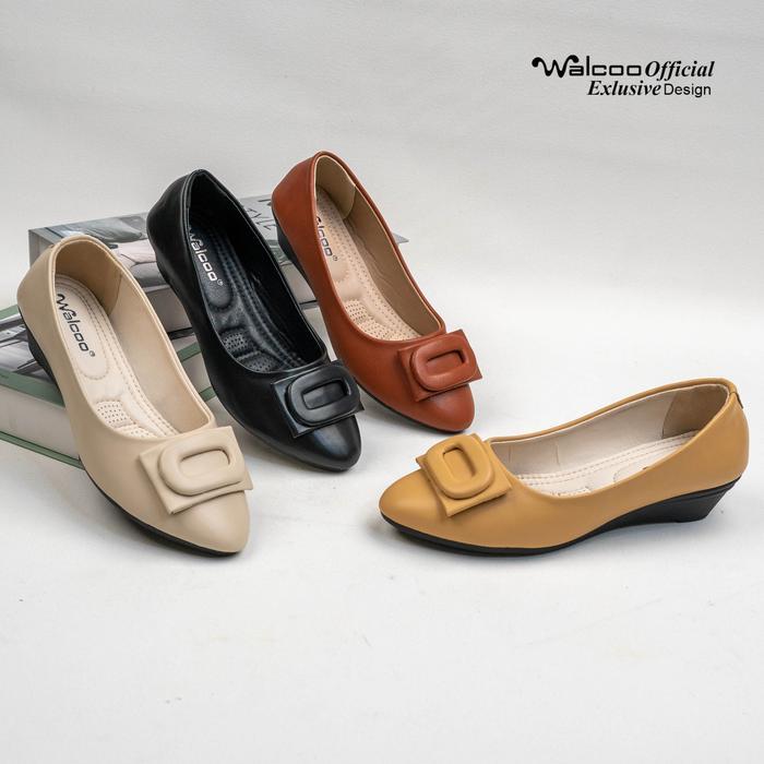 Donatello - Cannova Pump Sepatu Wedges Pump Wanita Untuk Formal Dan Kasual