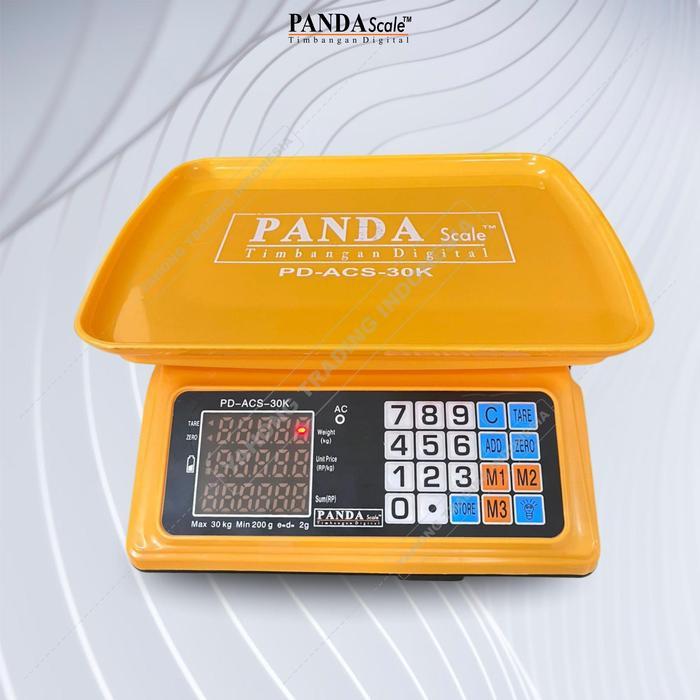 "New" Timbangan 30kg Timbangan Digital Buah Laundry Ikan Ayam Daging Meja ACS 30 kg PANDA SCALE