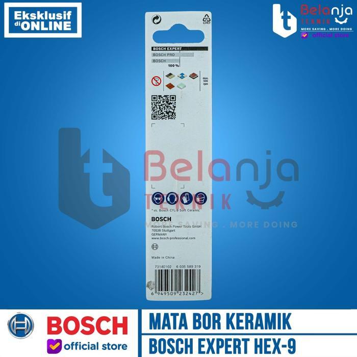 Bosch HEX 9 Hard Ceramic Drill Bit 4 MM Mata Bor Keramik 4 X 90 MM Tile Drill Bit 4MM