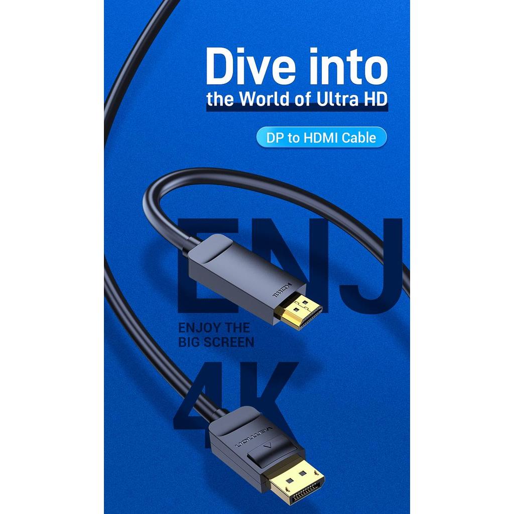 Vention Kabel DP to HDMI 4K