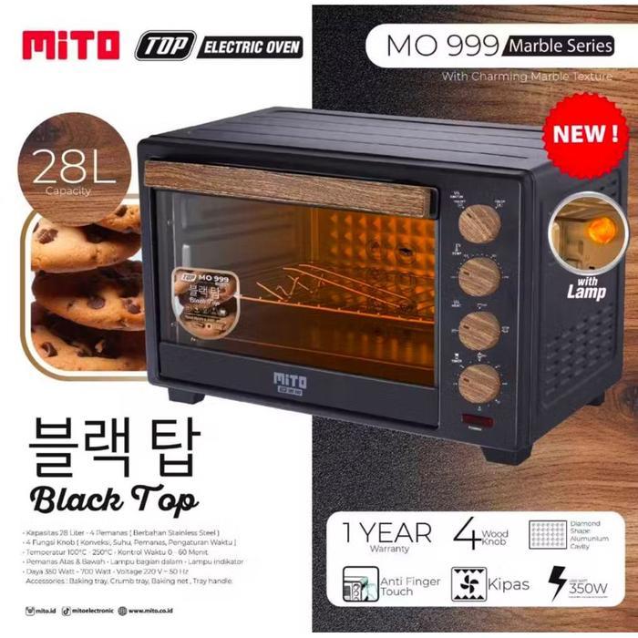 Oven Mito 28L Oven MO999 Alat Panggang Elektrik