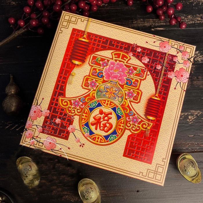 Dus Kue / Box Kue / Packaging Kue Imlek Aceng / gong xi fa cai 22x22x8