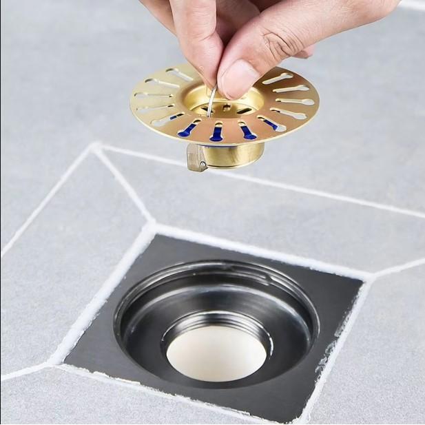 Floor Drain Penutup Lubang Saluran Air Kamar Mandi Wastafel Otomatis Terpercaya