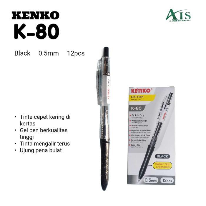 pulpen kenko k-80 isi 1 pack