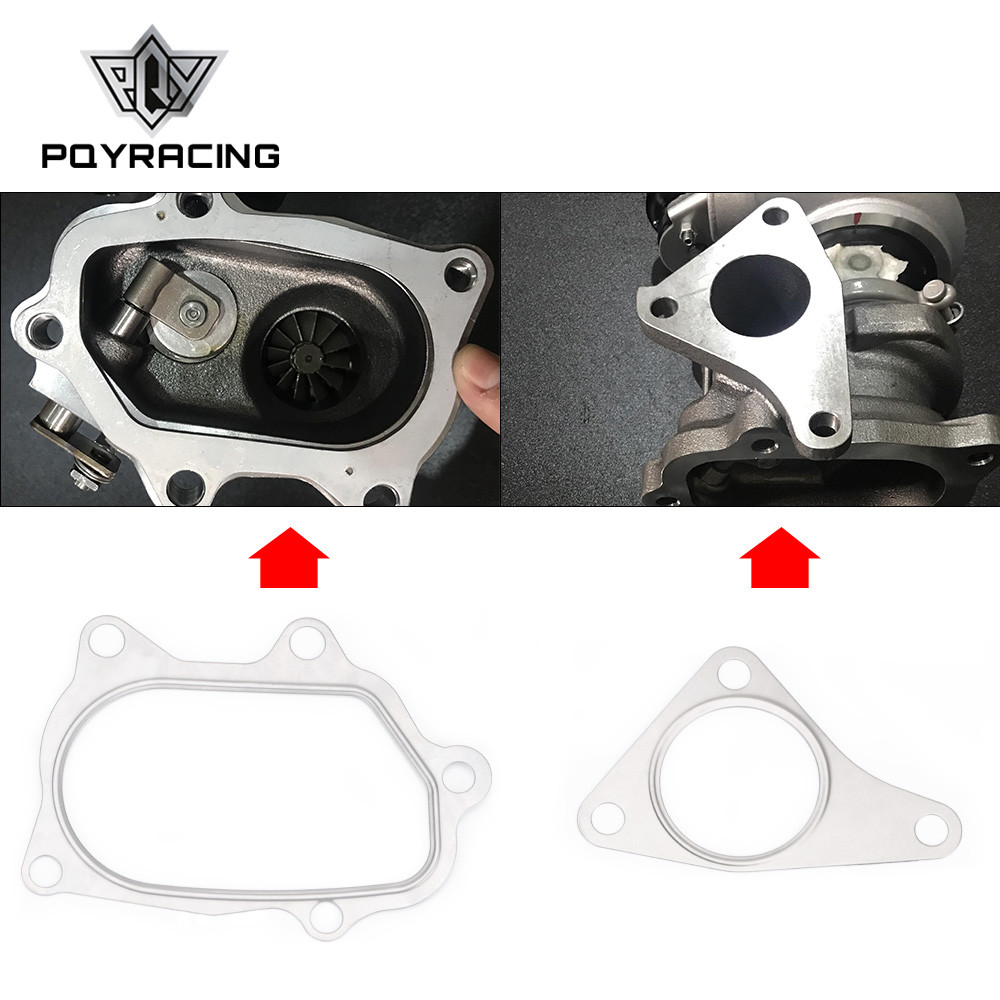 Pqy - 1 Piece For Subaru Toyota Ej20 Ej25 Td04L Td05H Td04 Td05 Turbo Gaskets Down Pipe Manifold