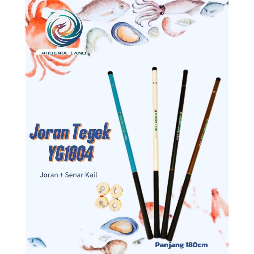 Caldari Fishing - Joran Tegek Pancing Terjangkau Merek Ternama Phoenix Land Joran Tegek Fiberglass