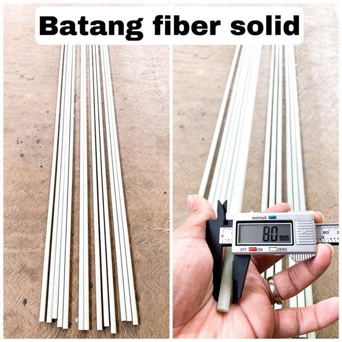 Batang Fiber Anco Solid 8Mm Bawahan Joran Fiber Solid Bahan Joran Fiber Solid Bisa Buat Raga