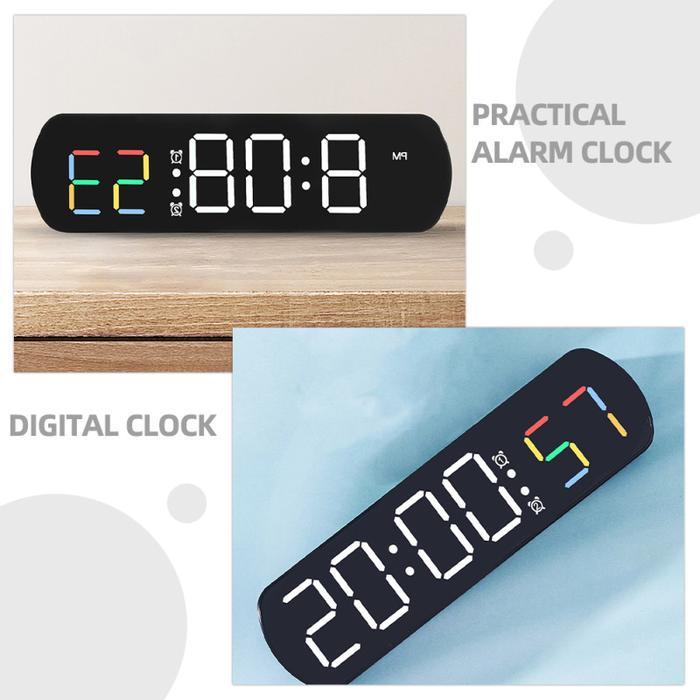 Jam Alarm Dinding 6639/ Jam Dinding Digital Led / Waku Table Clock Led Jam Meja Digital Smart Alarm