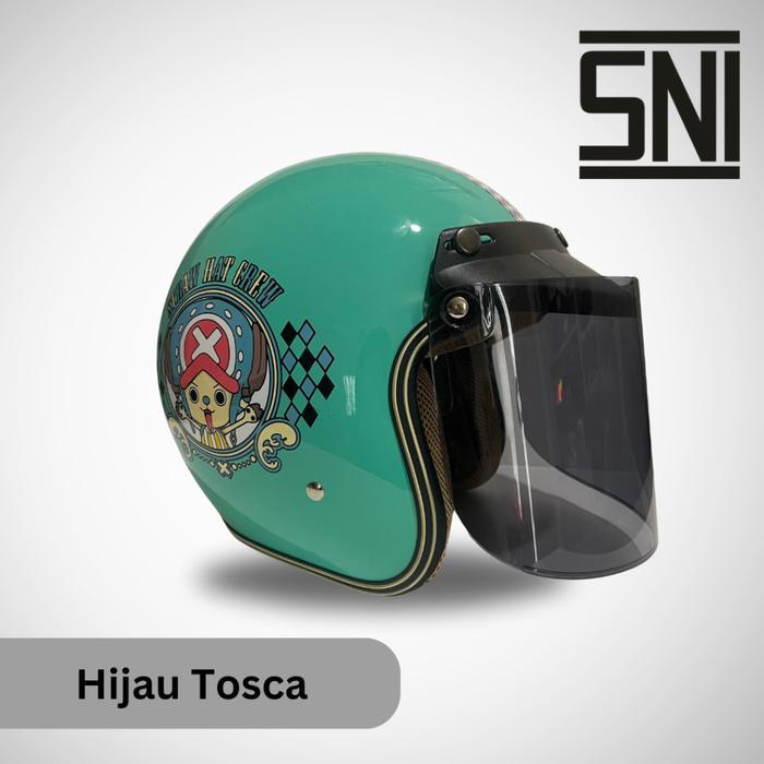 Helm HDS R Model Pria dan Wanita SNI Full Leher - Ukuran All Size M-XL