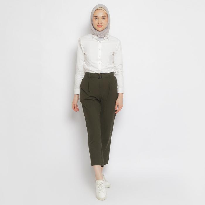 Flamoush Veniam Green Pants Wanita