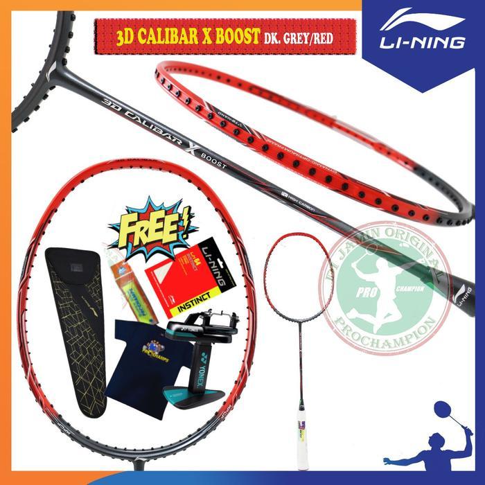 LINING 3D CALIBAR X BOOST RAKET BADMINTON ORIGINAL
