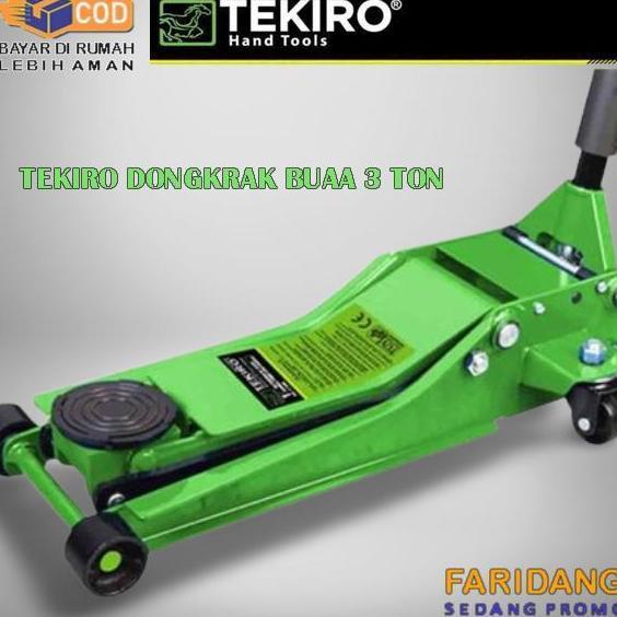 [ TEKIRO ] dongkrak buaya pendek ceper 3 ton double hydraulic jack PRODUK Dongkrak mobil 2 ton murah
