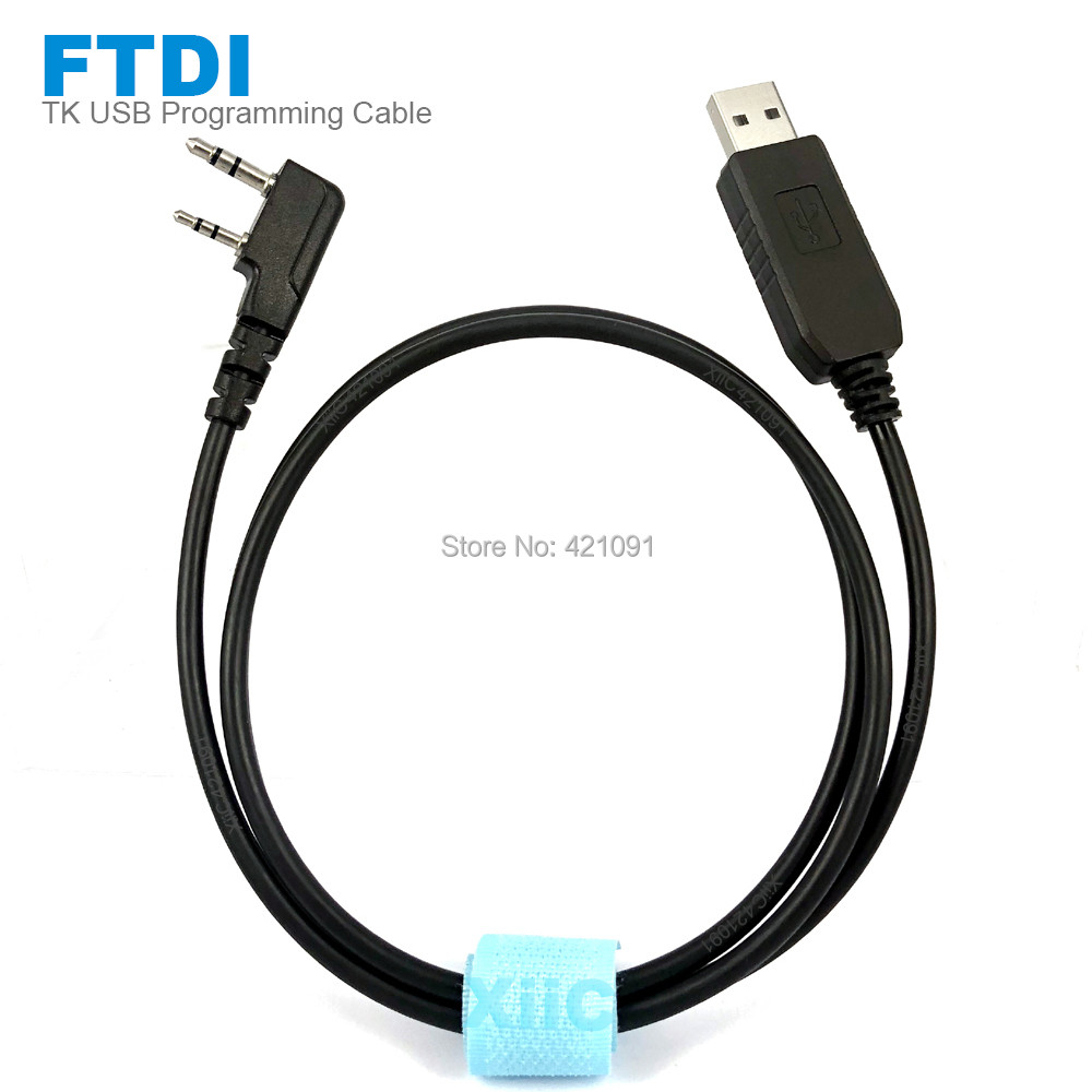 FTDI Chip USB Programming Cable for Kenwood Baofeng UV-5R BF-888S Quansheng Walkie Talkie Support Wi
