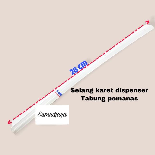 Selang karet dispenser pemanas lurus panjang