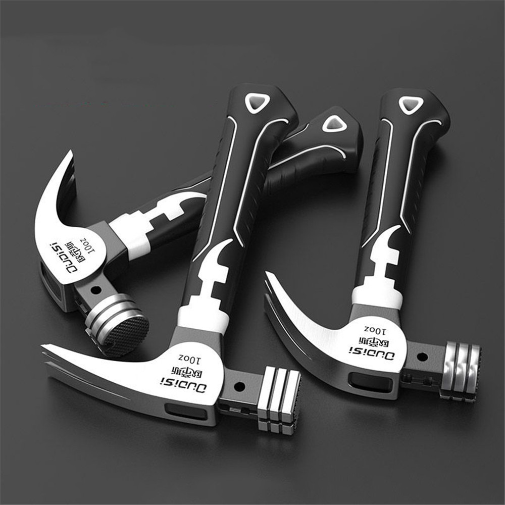 10OZ Nail Hammer Tool Mini Claw Hammer Steel Woodworking Work Striking Tools Hand Tool Wooden Hammer