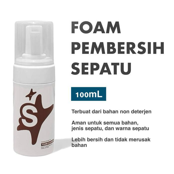 Brulee Project Foam Cleaner - Pembersih Sepatu Tanpa Air Sabun Pembersih Sepatu Suede Canvas Leather
