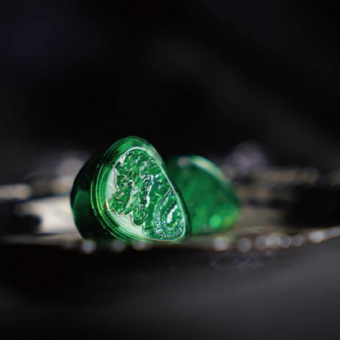 Tangzu Waner 2 Emerald Jade Dragon Edition 10Mm Dynamic Driver In Ear Monitor Earphone