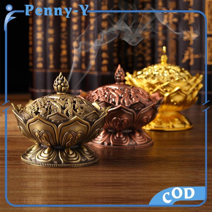 Tempat Bakar Dupa Lotus Mabkhara Pembakar Dupa Backflow/Dupa Lingkar