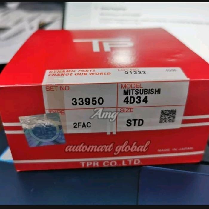 Ring Piston Mitsubishi Canter Ps125 4D34T Tp Japan
