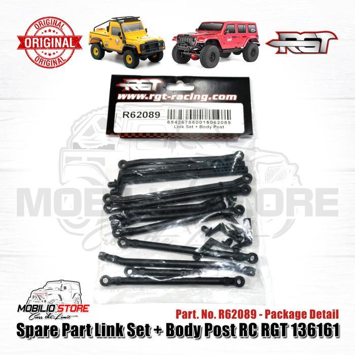 SPAREPART ORI R62089 LINK SET BODY POST RC CRAWLER RGT 136161 JL/DF