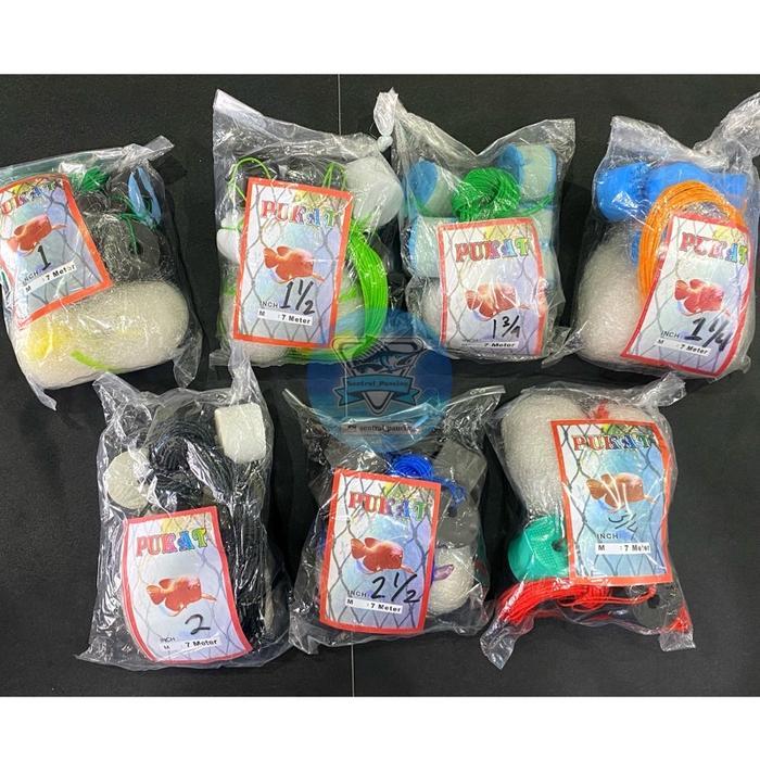 ASLI PUKAT IKAN JADI / JARING IKAN JADI 7 METER READY STOCK
